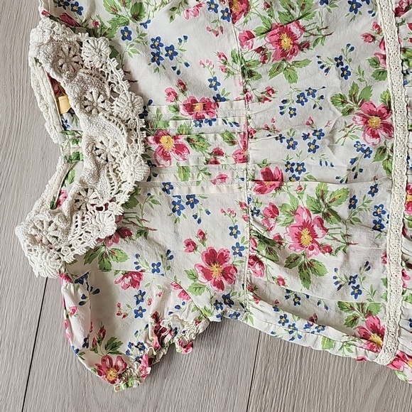 April Cornell Tiered Vintage Floral Dress, 12-18 Months - Picture 2 of 8